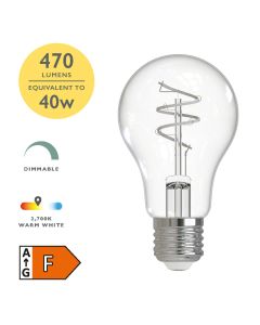 (Pack of 6) LED ES/E27 GLS Light Bulb (Lamp) 5w 470lm 2700k