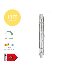 Single Halogen R7S J118 Light Bulb (Lamp) 120W 2250LM