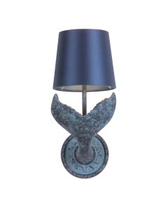 Fluke Wall Light Distressed Multi-Coloured With Bespoke Shade