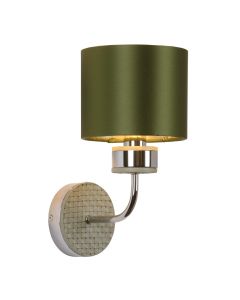 Hunter Wall Light Polished Chrome With Bespoke Finish & Shade