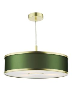 Jolyon 3 Light Pendant Brushed Brass and Bespoke