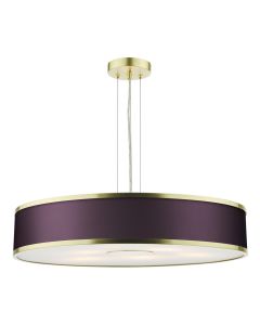 Jolyon 6 Light Pendant Brushed Brass and Bespoke