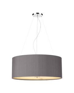 Renoir 6 Light Pendant Bespoke and Polished Chrome With Bespoke Shade