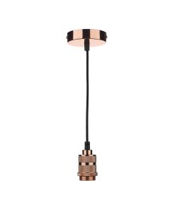 1 Light E27 Decorative Suspension Copper