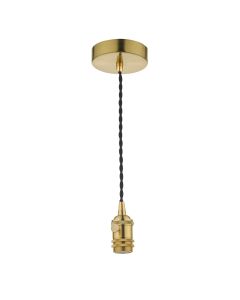 1 Light E14 Suspension Natural Brass