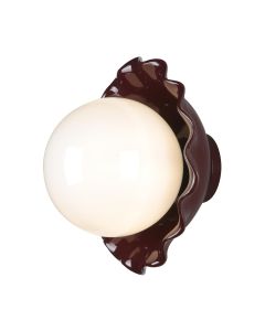 Thalassa Wall Light Bespoke Gloss Paint and Opal Glass IP44