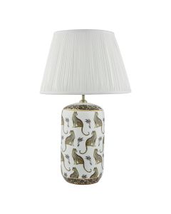 Tigris Table Lamp White Ceramic Base Only
