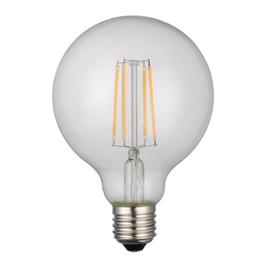 Globe Medium Lamp 6w E27 LED Clear