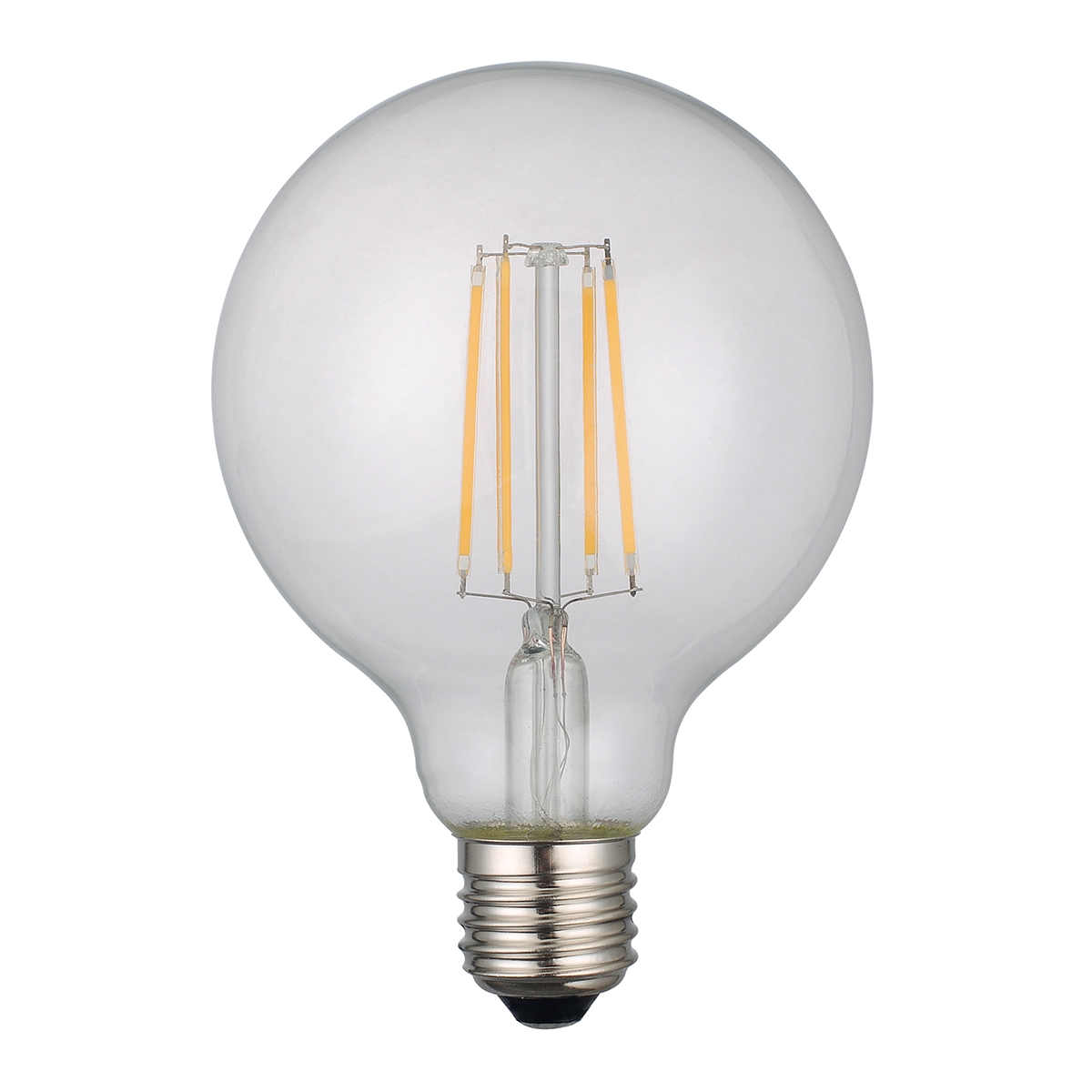 Globe Medium Lamp 6w E27 LED Clear
