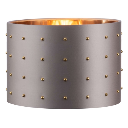  Drum Shade With Gold Studs 40cm