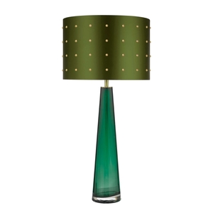 Samara Table Lamp Green Glass Base Only